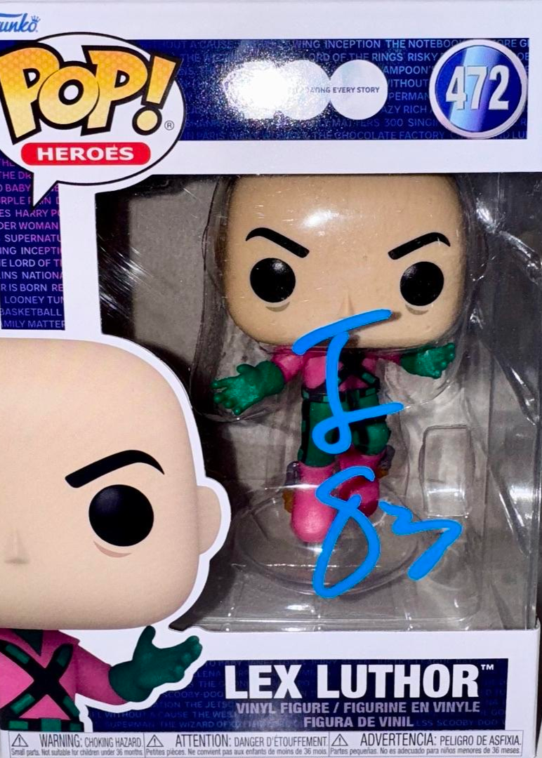Jesse Eisenberg Signed Funko Pop #472 Lex Luthor (Superman) - Beckett COA
